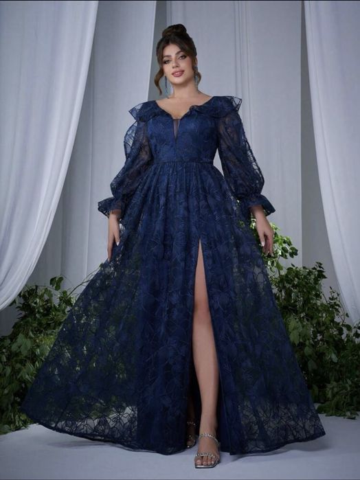 Красива бална рокял с дантела 2XL