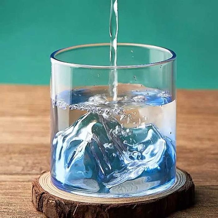 Комплект стъклени чаши с планински върхове