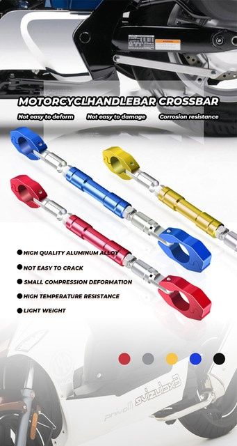 Extensie ghidon motociclet moto prelungire tija handlebar bicicleta