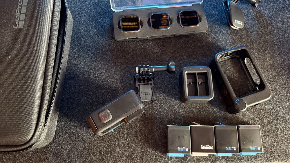 GoPro 10 Black / Media Mod + 4 baterii + ND PolarPro