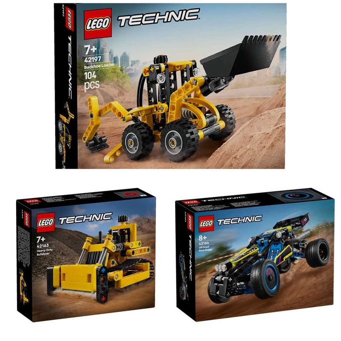 Lego Technic малки комплекти - 42164, 42163, 42197