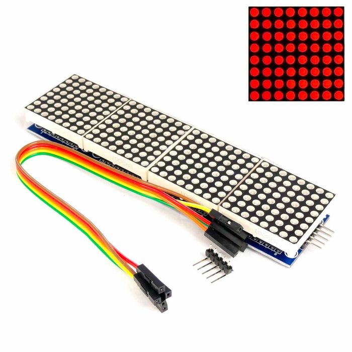 Матрица MATRIX LED дисплей 8x32 256 светодиода + MAX7219 драйвер