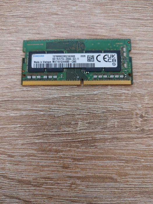 Memorie laptop sodimm Samsung 8GB DDR4,3200MHz cl22, bulk,1Rx16