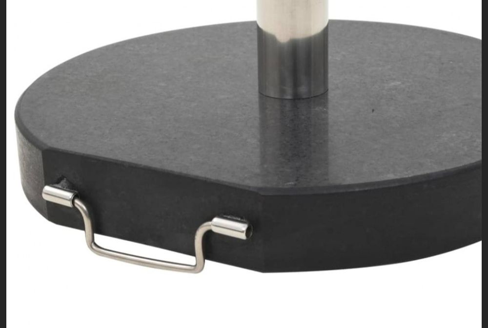 Голям чадър Ф250 с манивела и мраморна стойка 40 кг