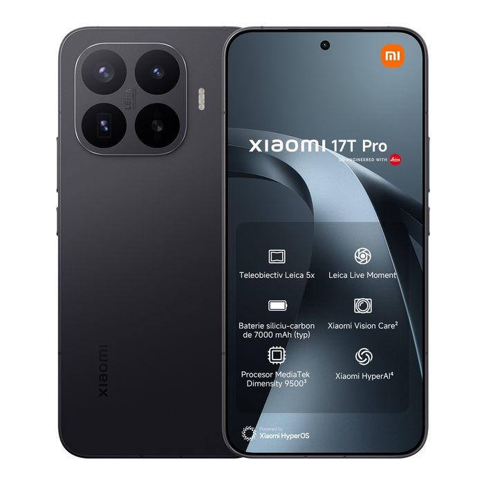 Xiaomi 17 T pro, la cutie, 2 ani garantie
