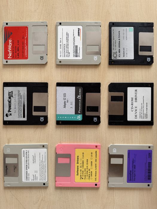 Компютърни флопи дискети 3.5" 1.44MB Verbatim BASF Esselte Fullmark