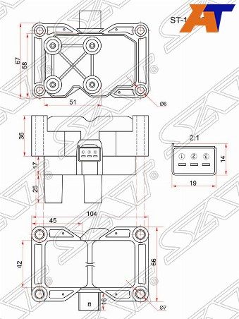 Катушка зажигания Ford C-max