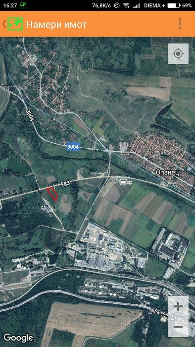 Парцел до Плевен на околовръстен път София - Русе