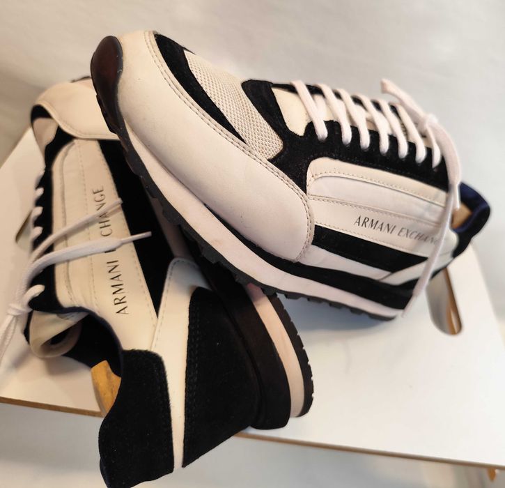 Pantofi sport casual 43 Armani Excange piele naturala moale