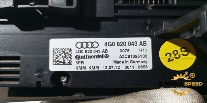 Panou comanda AC 4G0820043AB Audi A7 4G [facelift] [2014 - 2020]