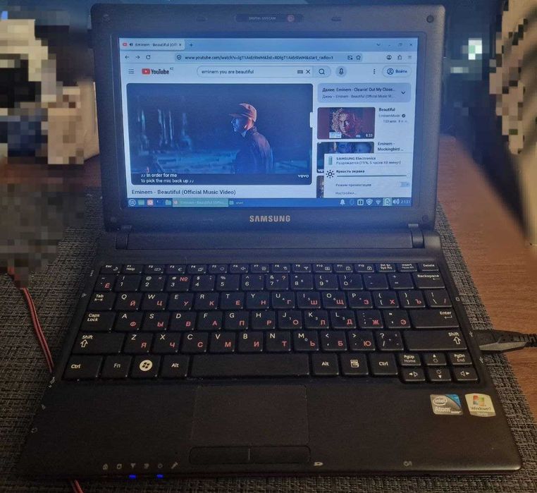 Нетбук Samsung N150 Plus (SSD 256 ГБ / Батарея 5 ч / Win10 + Linux)