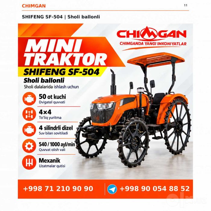 Traktor Chimgan Sf 504 traktori ( sholi balonli )