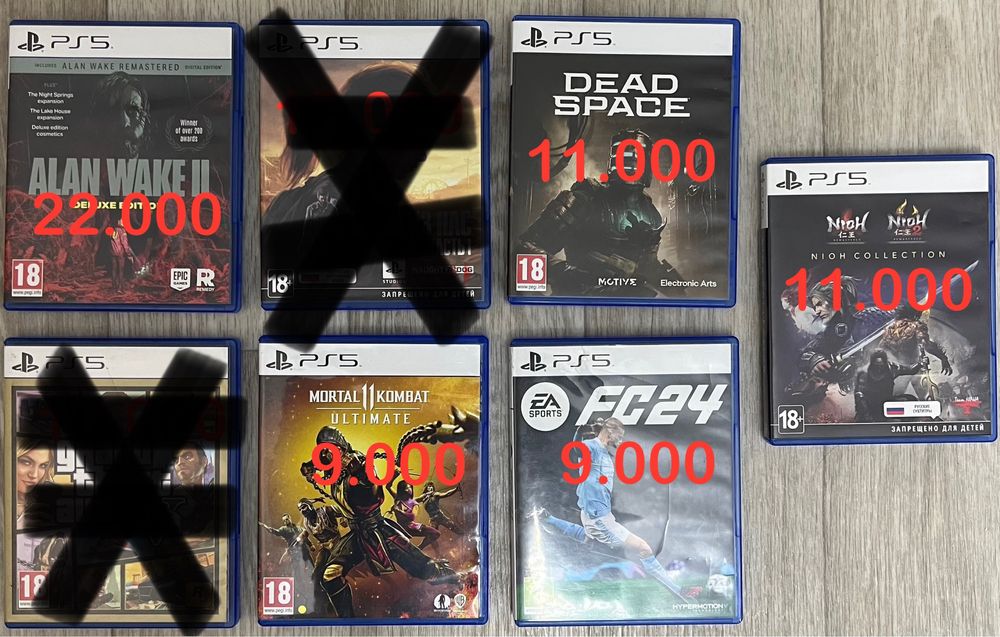 Игры на пс5 и ps4