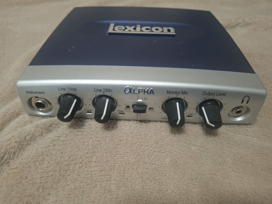 Звукова карта lexicon alpha