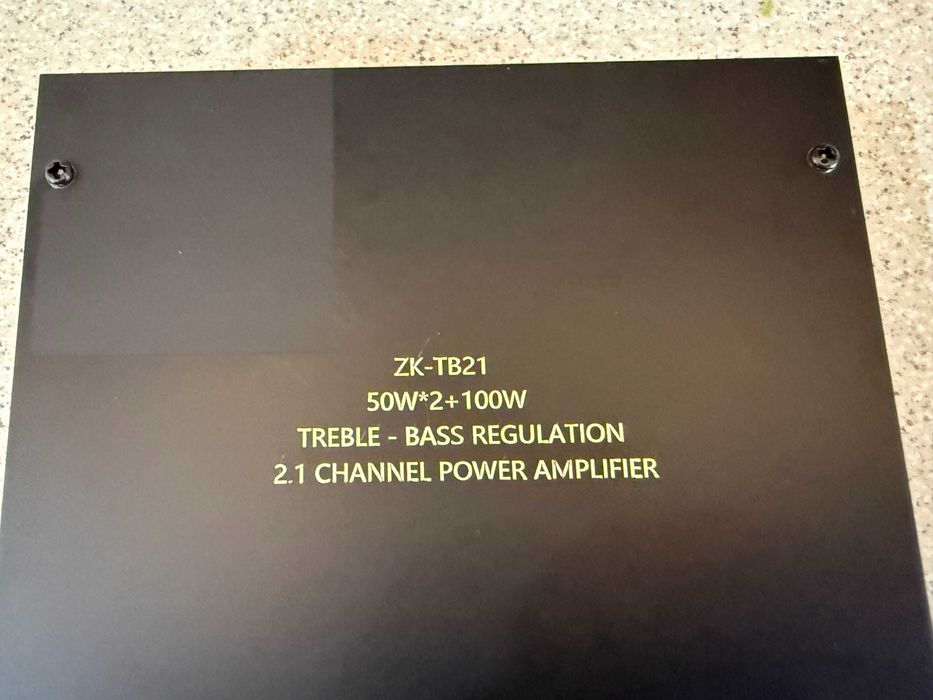 Amplificator 2.1-iesire activa de subwoofer-100 wati-produs nou !