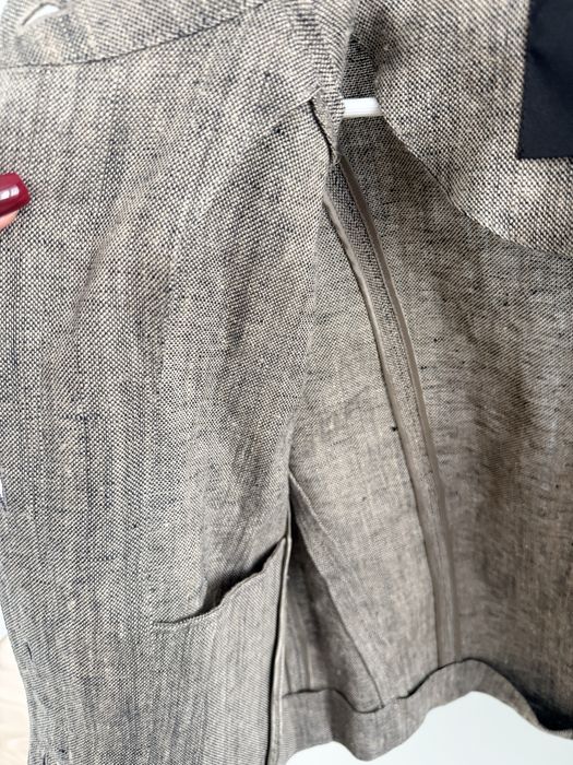 Льняной жакет Massimo Dutti