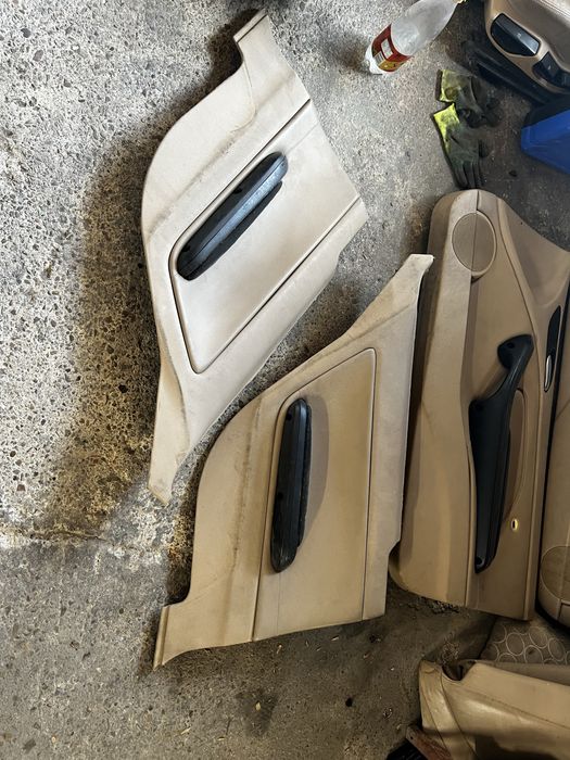 Салон за e46 coupe кожено бежово рекаро