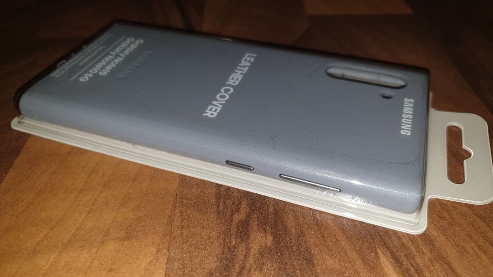 Husa piele originala Samsung Leather Cover Note 10 si Note 10 5G