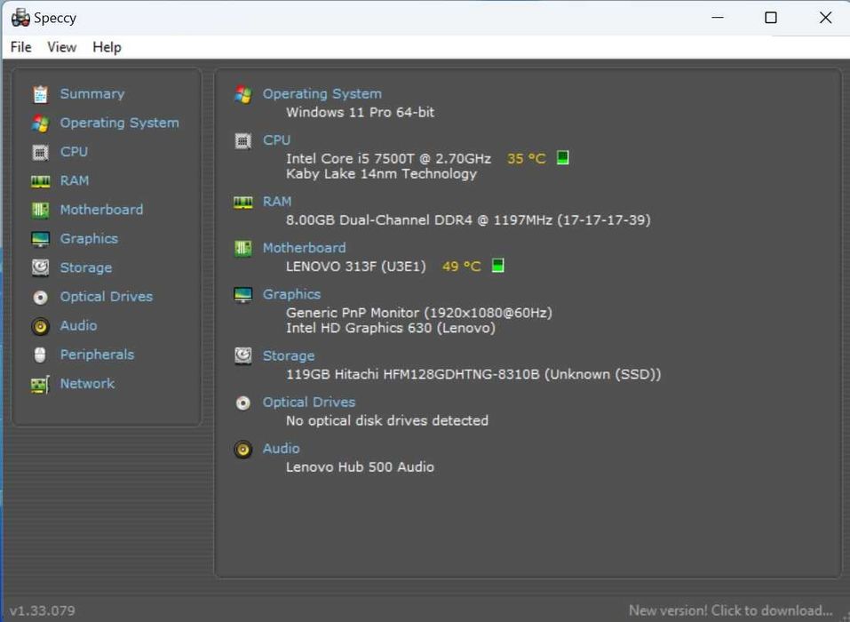 Lenovo ThinkSmart Hub 500 10V5 11.6 inch, All in One POS i5 7500t SSD Full HD Impecabil