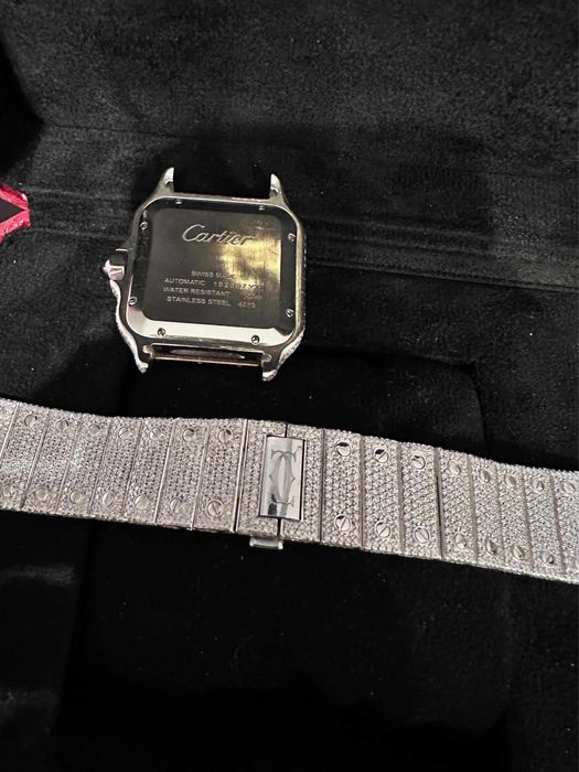 Iced Out Cartier Santos