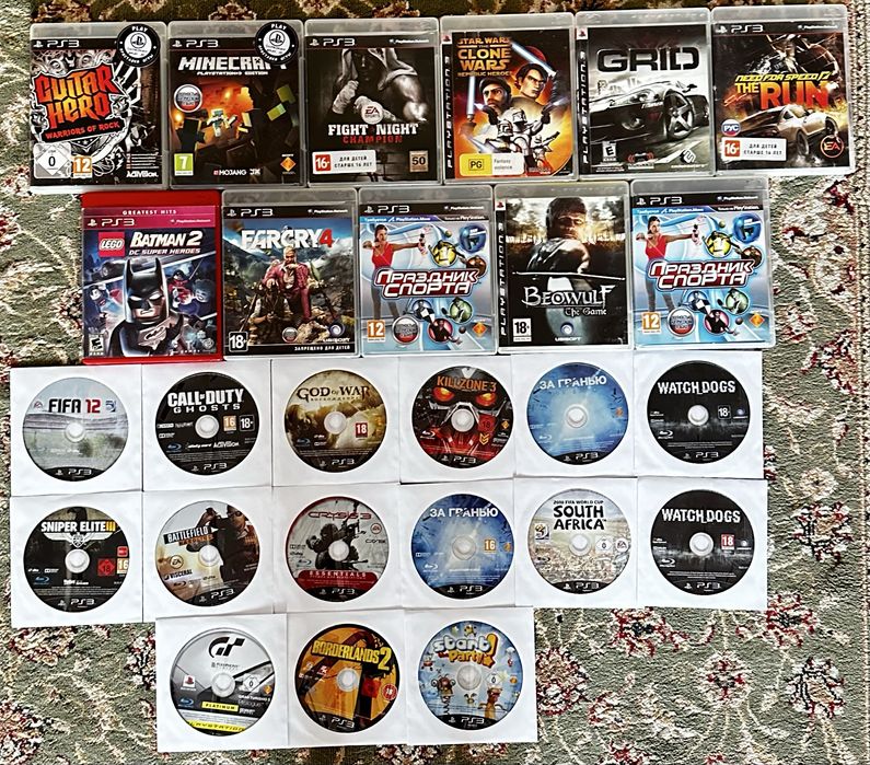 Продам игры на ps3