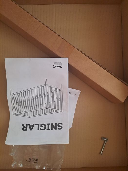 Детско/бебешко дървено легло Икея