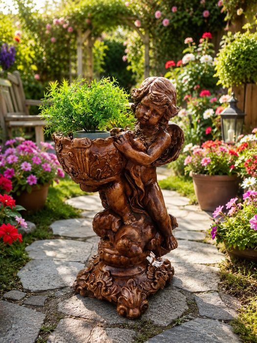 Figurine din ghips pentru grădină – lucrate manual veya Statuete decorative din ghips, realizate manual