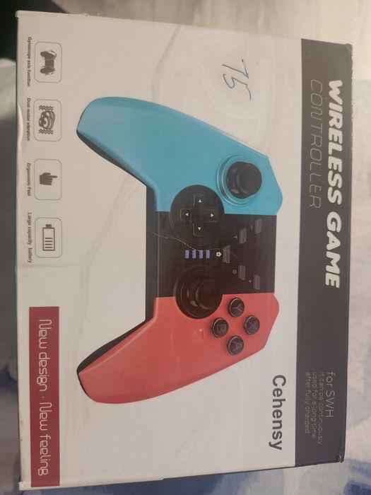 Безжичен контролер ABYZ, За Switch/PS3/Windows/Android/TV, Шест оси, N