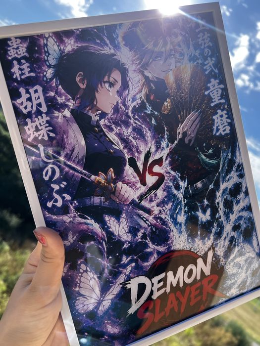 Tablou A4 cu imagine Demon slayer Shinobu
