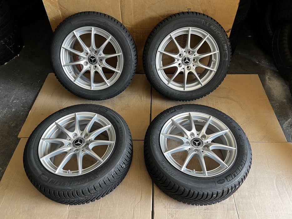Jante NOI Mercedes A , B , C , CLA class 16 inch’ A2044015702 + anvel NOI 205/55/16 Michelin Alpin !