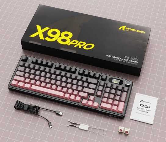 [Новый] Клавиатура ATTACK SHARK X98PRO (Форма оплаты ЛЮБАЯ]