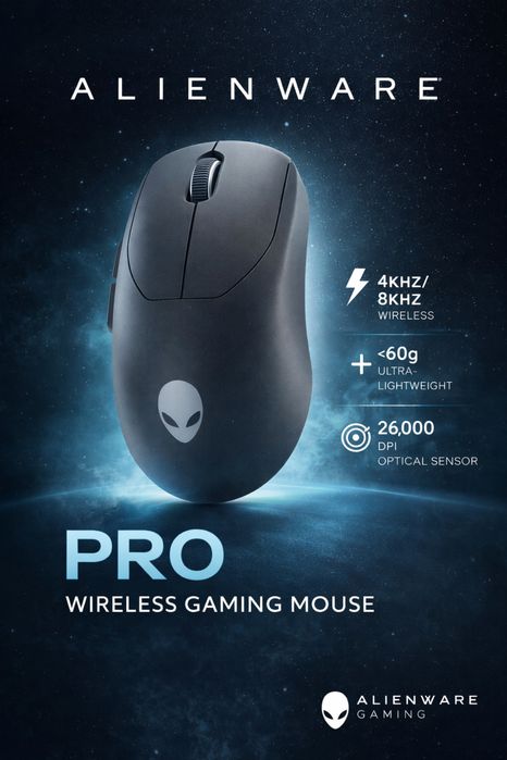 Лучшая игровая мышка. Dell Alienware Pro Wireless mouse
