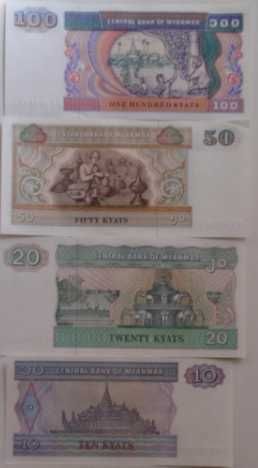 няколко банкноти от цял свят