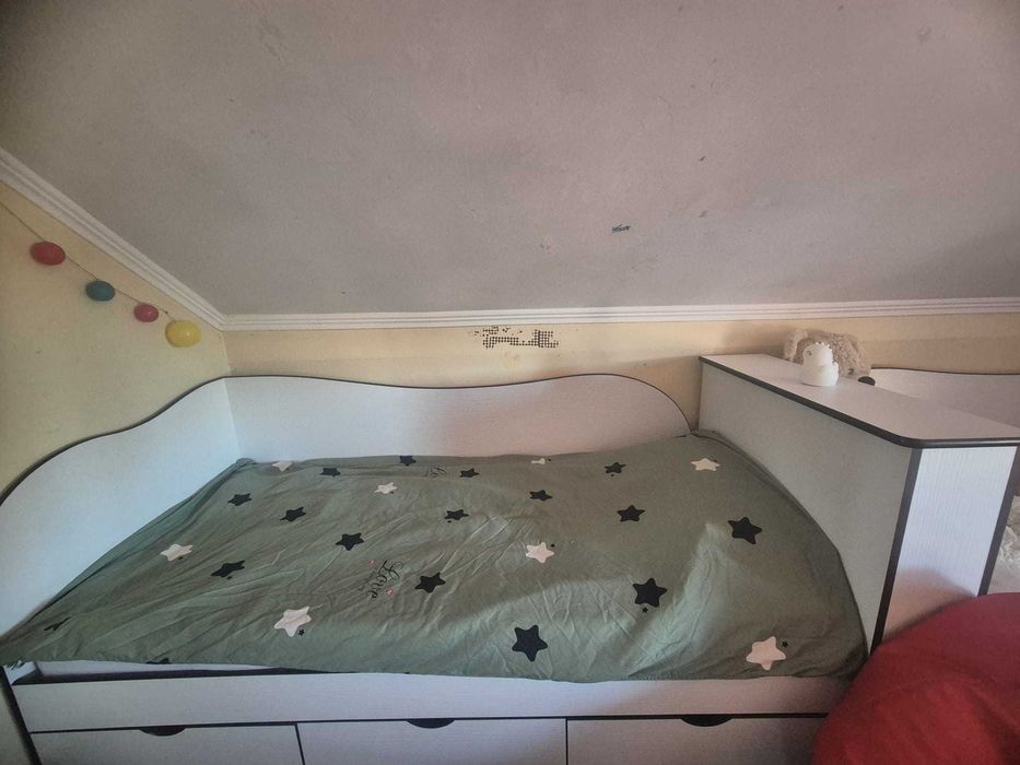 Set 2 paturi de o persoană cu sertare + saltele incluse | Stare foarte bună