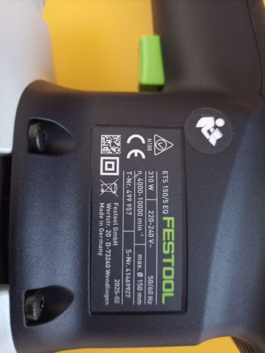 Vînd șlefuitor excentric festool ETS 150/5 EQ plus nou