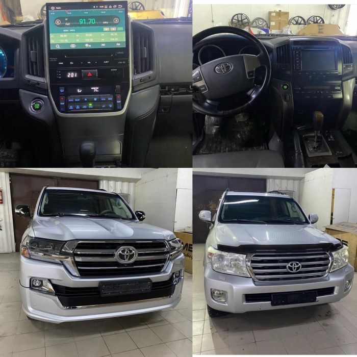 Рестайлинг комплект на Land cruiser 200
