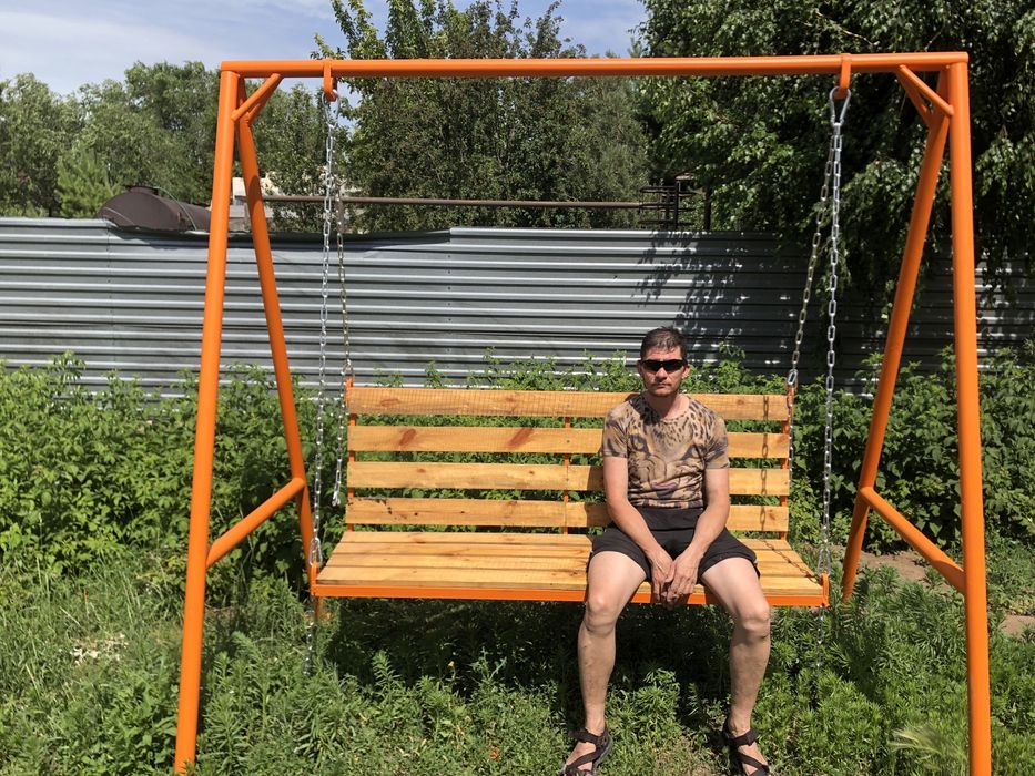 качели новые на подшипниках