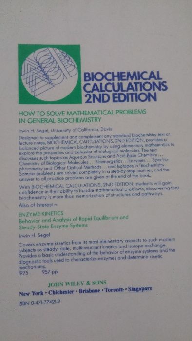 Vand manual de calcul biochimic