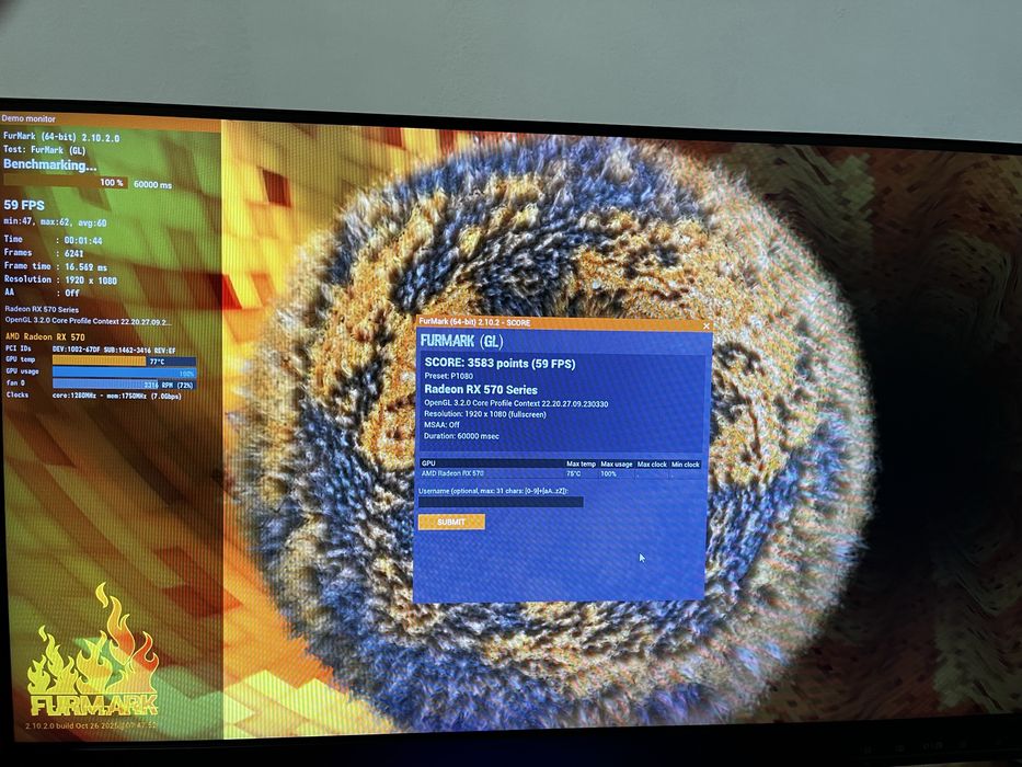 Placa video Rx570 MSI