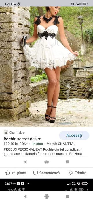 Rochie galbena corset purtata o singura data