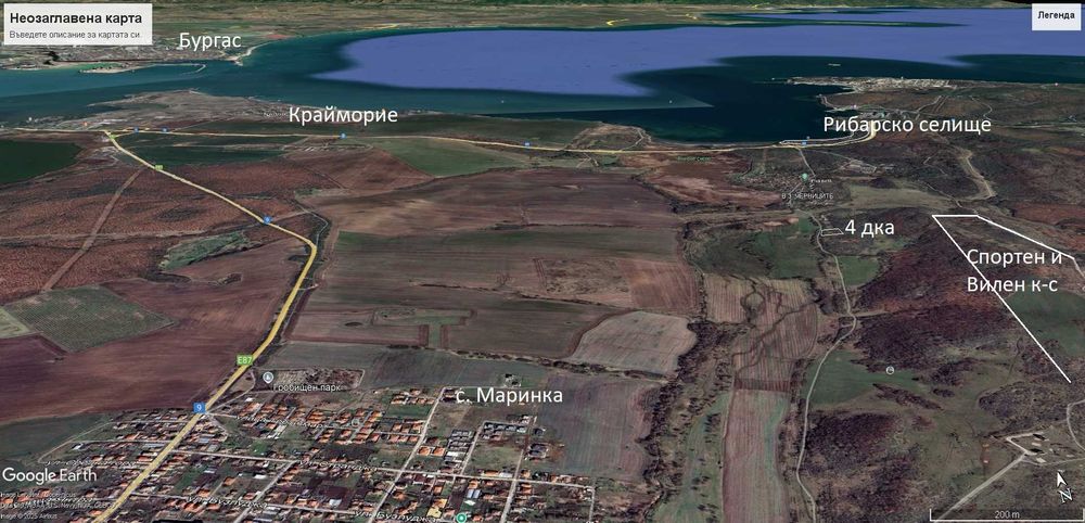 Продава се Парцел в Царево - 4000 кв.м за 70 €/кв.м - Снимка #1