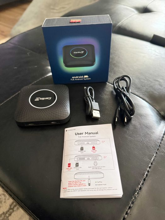 CarlinKit AIBOX LED Ambient – Android 13, 8GB/128GB, CarPlay & Android Auto Wireless