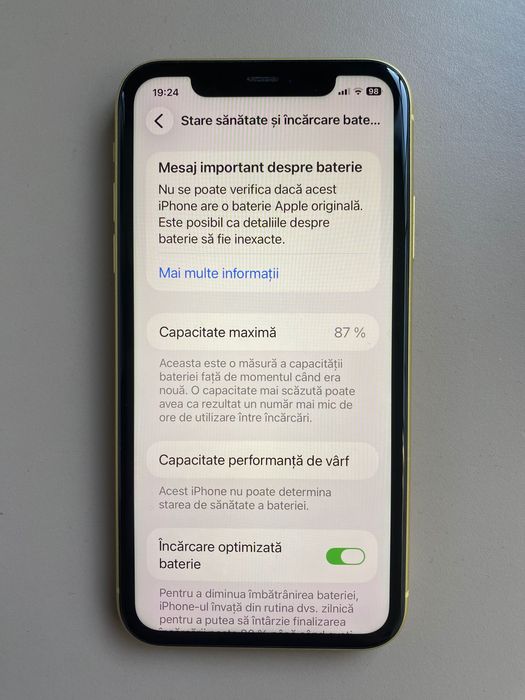 iPhone 11 256GB 87% frumos telefon Apple
