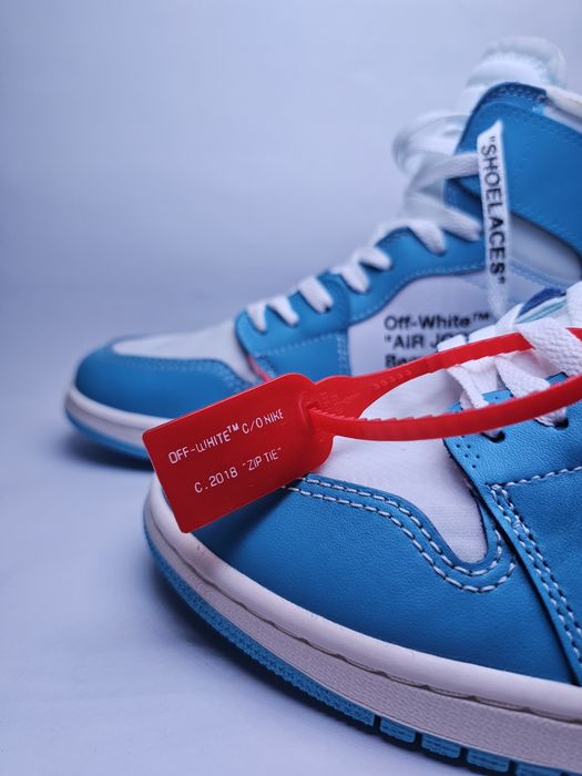 Jordan 1 UNC Off White mărimea 45