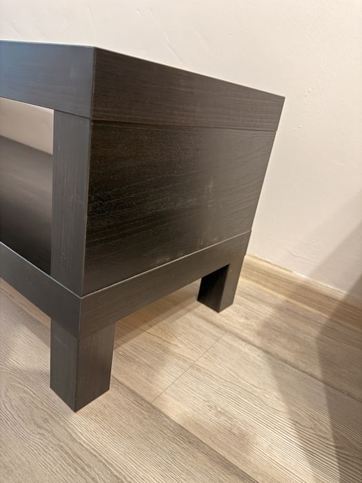 Comoda TV Ikea Lack negru-maro