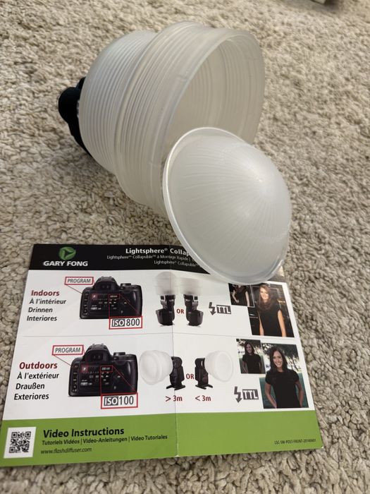 Gary Fong Lightsphere Mount за светкавици