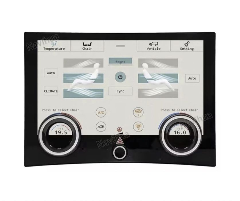 LICHIDARE STOC! Display clima retrofit cu CarPlay L405 sau L494 cu sau fara CD.