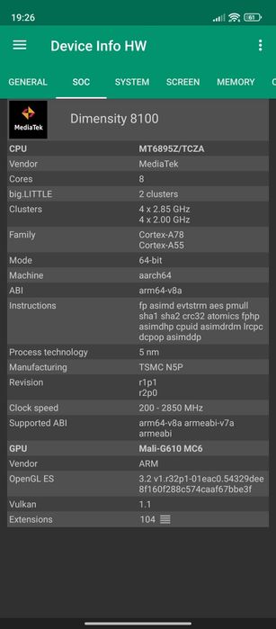 Xiaomi POCO X4 GT 128GB + 8GB RAM