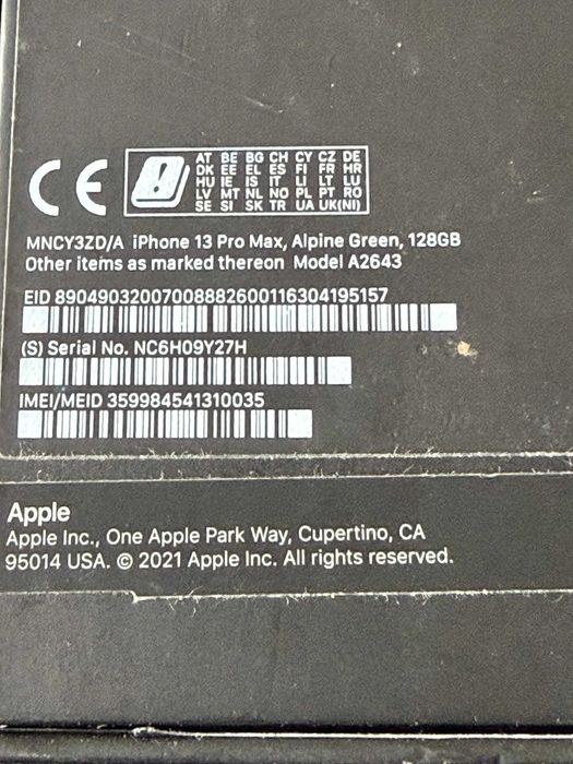 Iphone 13 PRO MAX 128GB