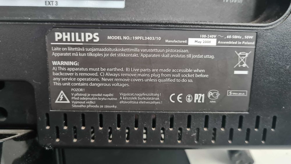 Монитор/TV PHILIPS 19PFL3403/10